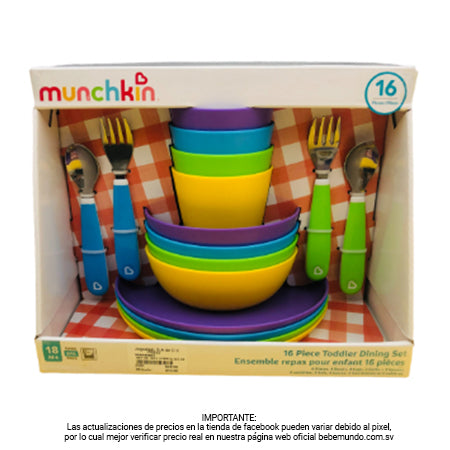 Set de utensilios para comida - 16 piezas