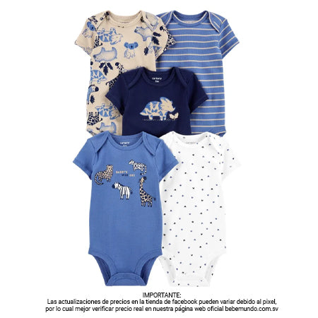 Carter´s - Enterizos multicolor multicolor con estampado para niño PRE