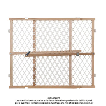 North States - Reja de seguridad de madera para pasillos