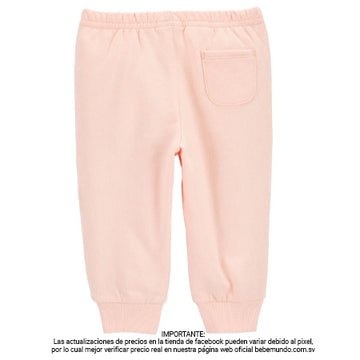 Carter's - Pantalón rosa +3M