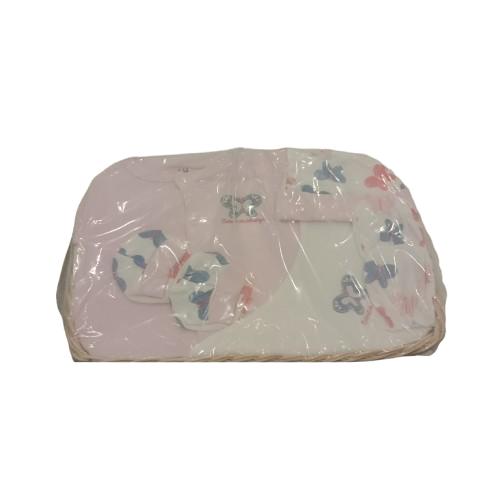 B4baby- Set de regalo de 6 piezas con estampado de mariposa | 0-3m