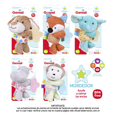 Genial - Peluche estimulante sensorial