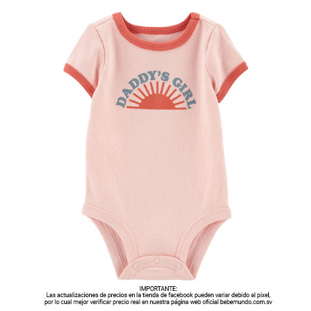 Carter's - Pañalero De Manga Corta +6M
