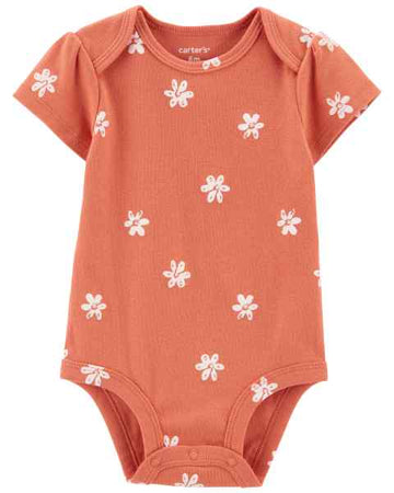 Carter´s - Body de manga corta con estampado floral | +3M