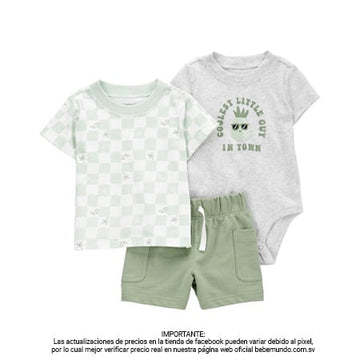 Carter´s - Conjunto de 3 piezas multicolor 6M