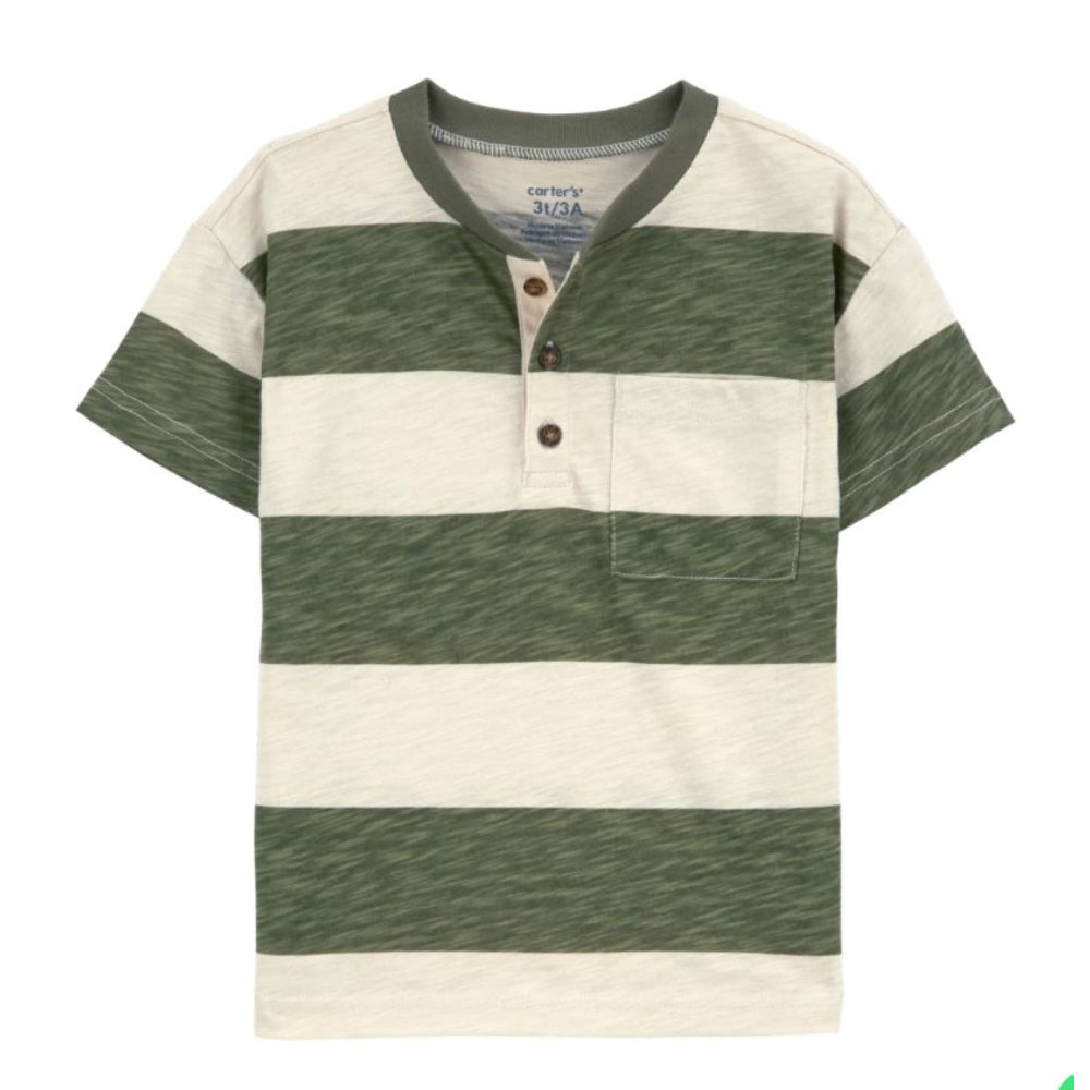 Carter´s - Camisa Henley de Rayas | +2T