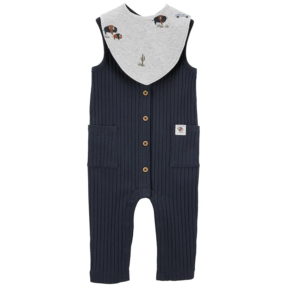 Carter´s - Conjunto Monito y Babero | +NB