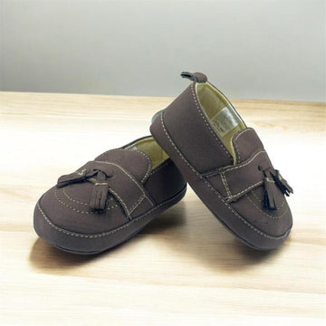 ZAPATO MOCASIN CAFE || 9-12M