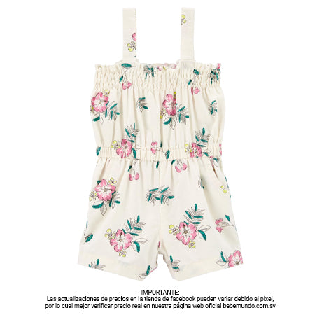 Carter's - Romper floreado +18M