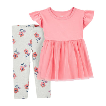 Carter's - Conjunto de 2/Vestido y pantalón | +9M