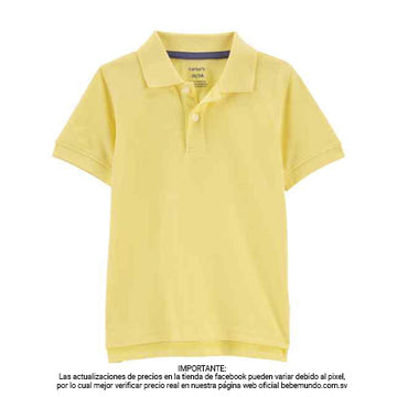 Carters - Camisa amarilla para bebé niño +24M