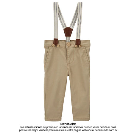 Carters - Pantalones Con Tirantes +9M