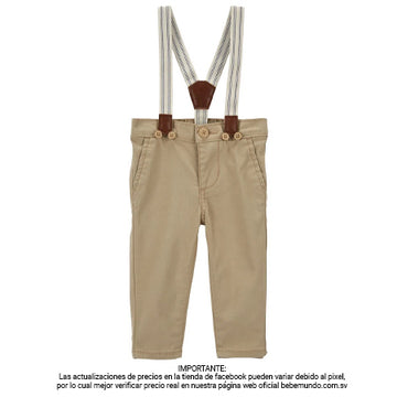 Carters - Pantalones Con Tirantes +9M