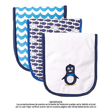 Franela 3 Piezas pinguino