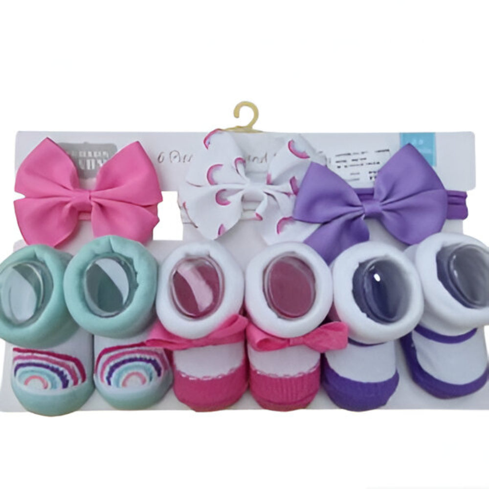 Set de Vinchas y Calcetines