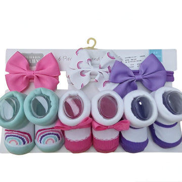 Set de Vinchas y Calcetines