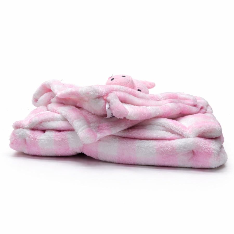 Hudson Baby - Frazada de seguridad para bebé, cara de cerdito