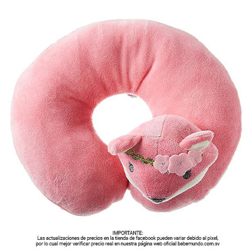 Hudson Baby - Almohada unisex para el cuello del bebé zorro rosa