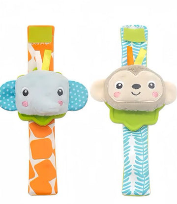 Bright Starts - Sonajero y Teethe Wrist Pals Toy