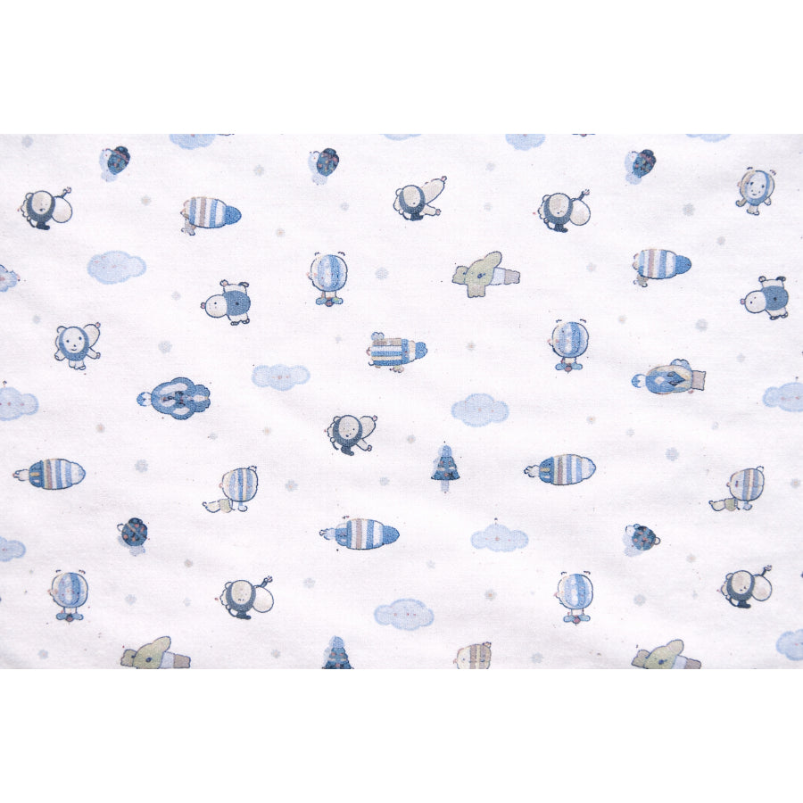 Peke - Manta Reversible Estampado Transporte Aéreo