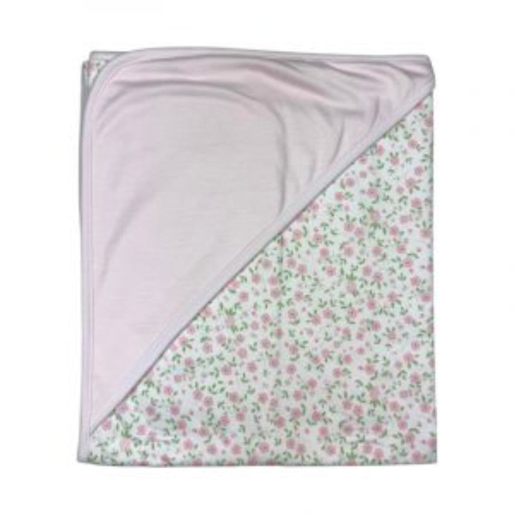 Peke - Manta Reversible Estampado Flores