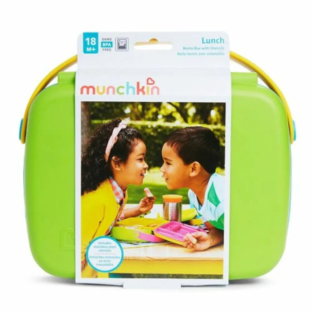 Munchkin - Lonchera Bento box verde