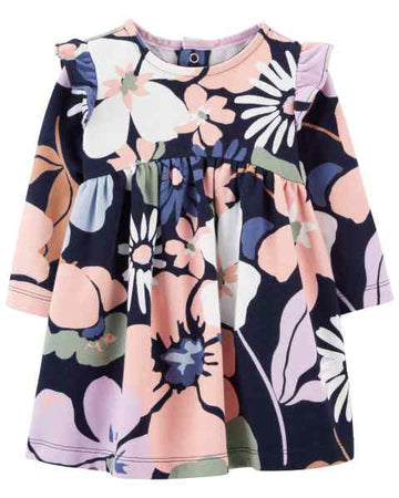 Carter´s - Vestido De Vellón Con Estampado Floral | 12M