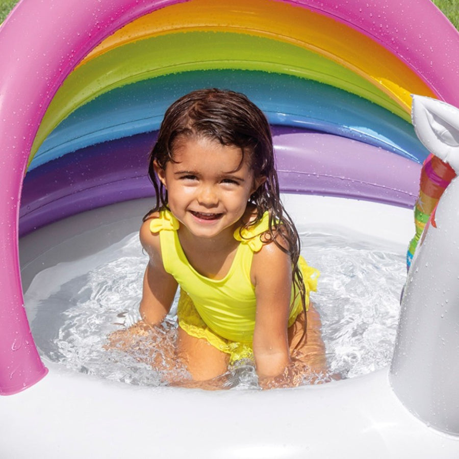 Intex - Piscina de bebé unicornio
