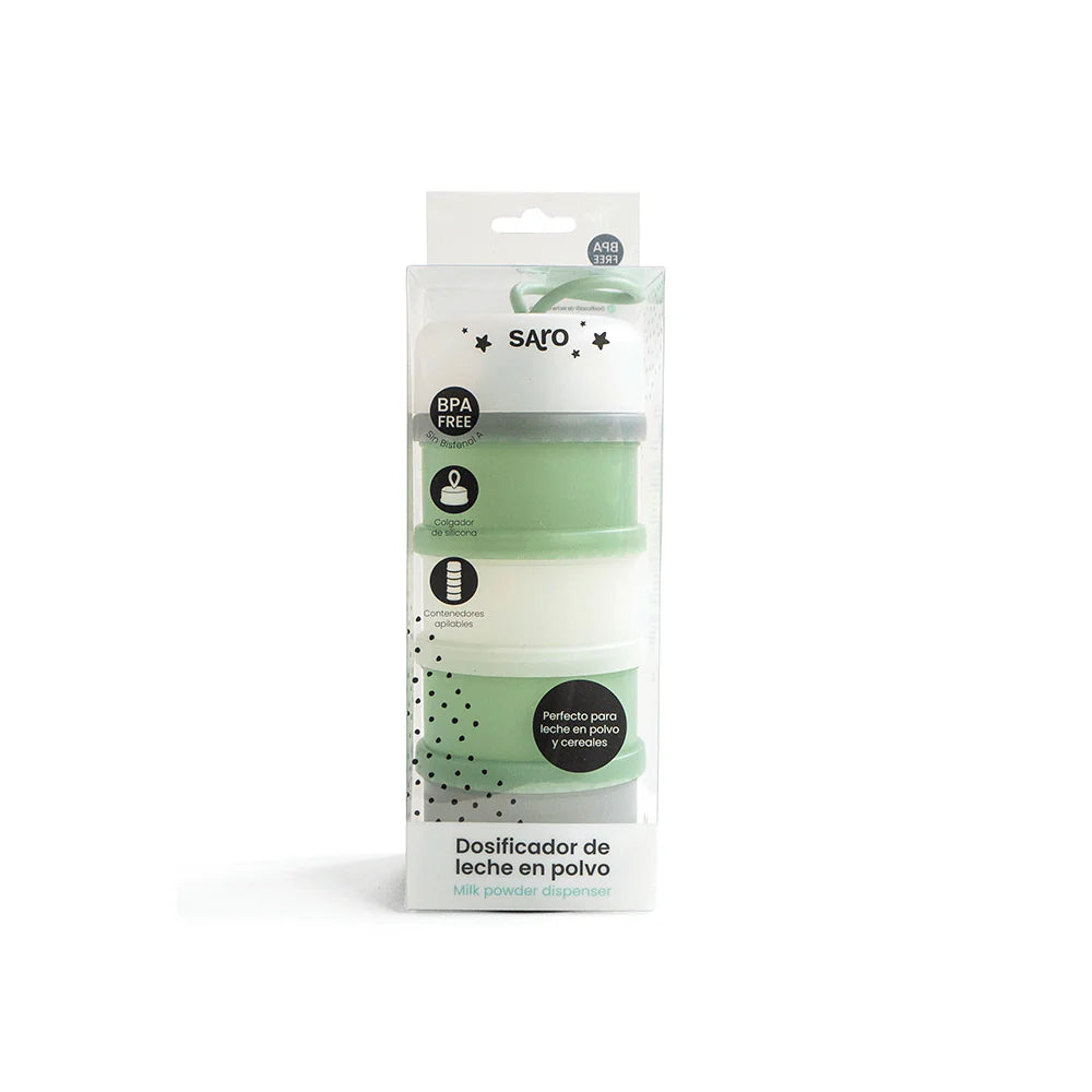Saro - Contenedor Leche en Polvo | verde