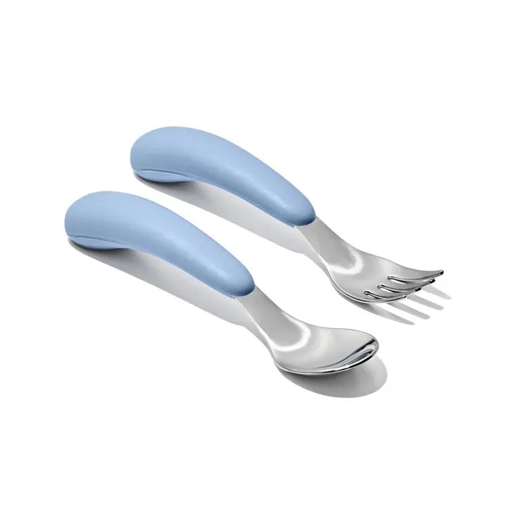 Oxo - Juego de tenedor y cuchara | Azul