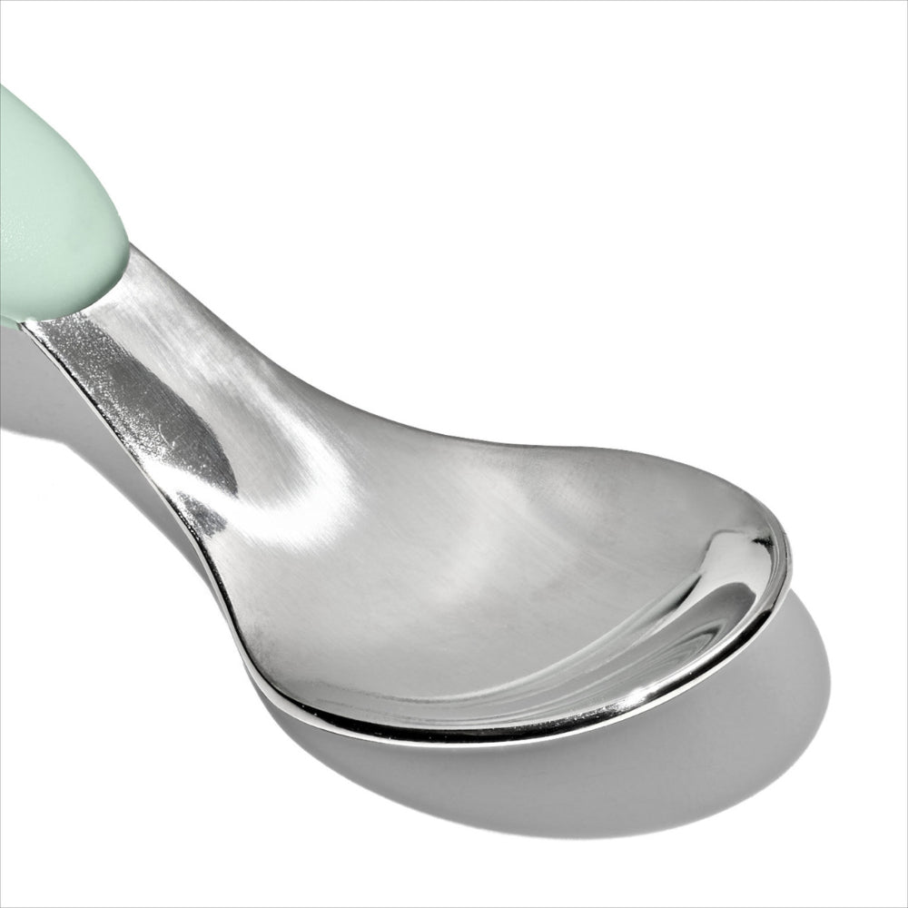 Oxo - Juego de tenedor y cuchara | Verde menta
