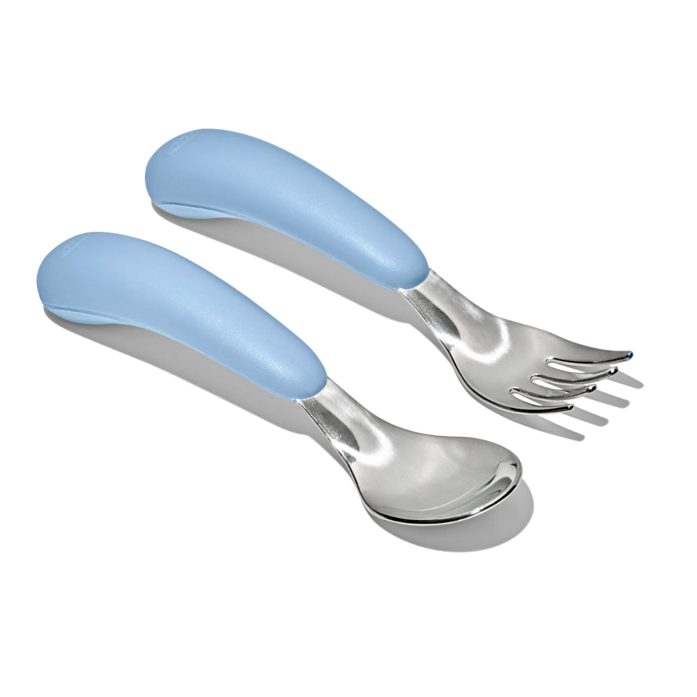 Oxo - Juego de tenedor y cuchara | Azul
