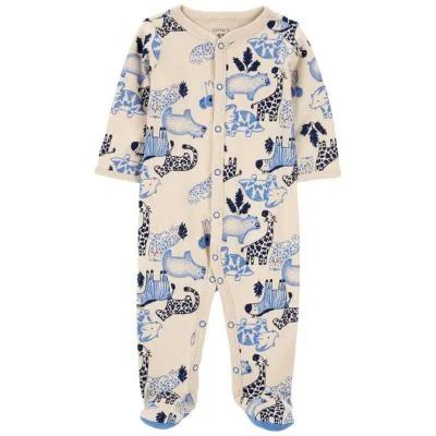 Carter´s - Pijama beige con estampado para bebé niño 3M