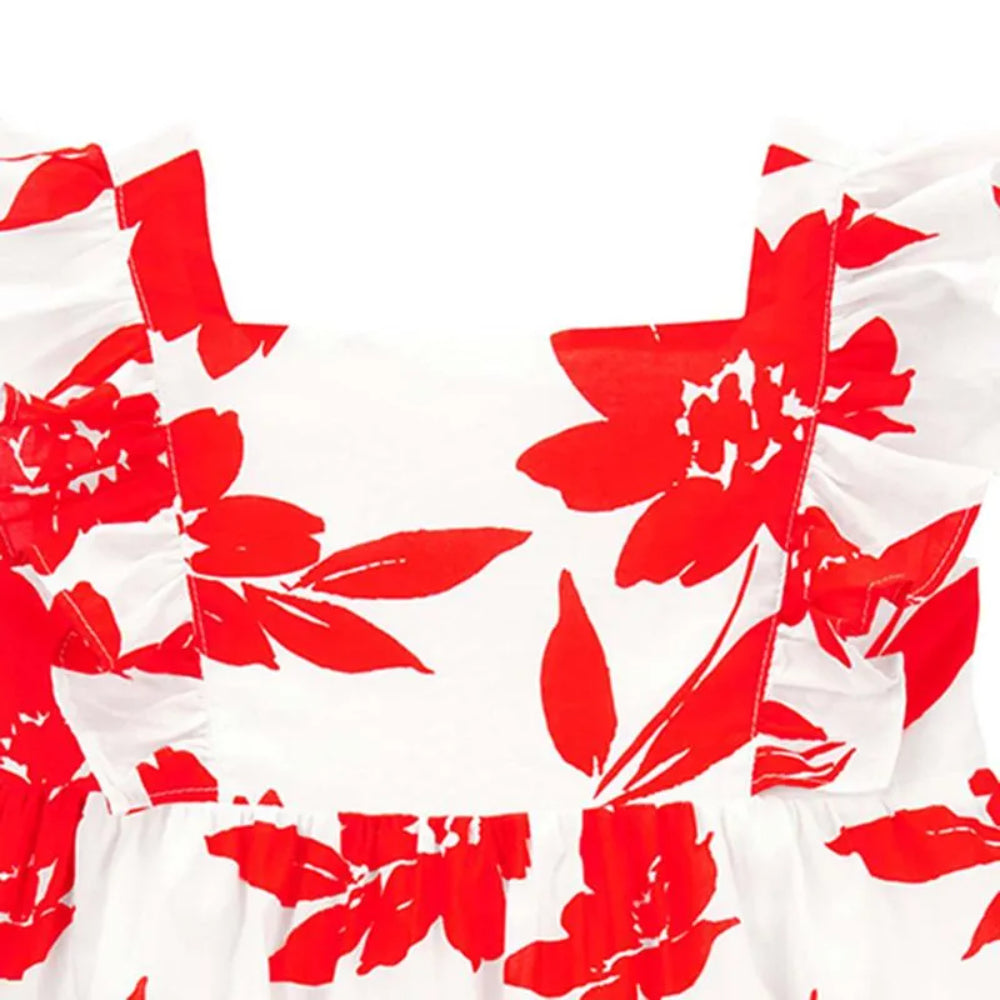 Carter´s - Vestido Floral Rojo | +6m