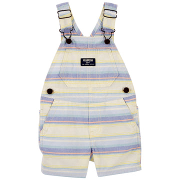Oshkosh - Overol Corto de Rayas  | +12m