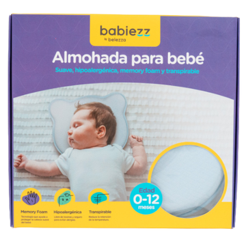 Belezza - Almohada de Oso/celeste