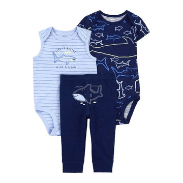 Carter´s - Set de 3 piezas Estampado de Ballena | +6M