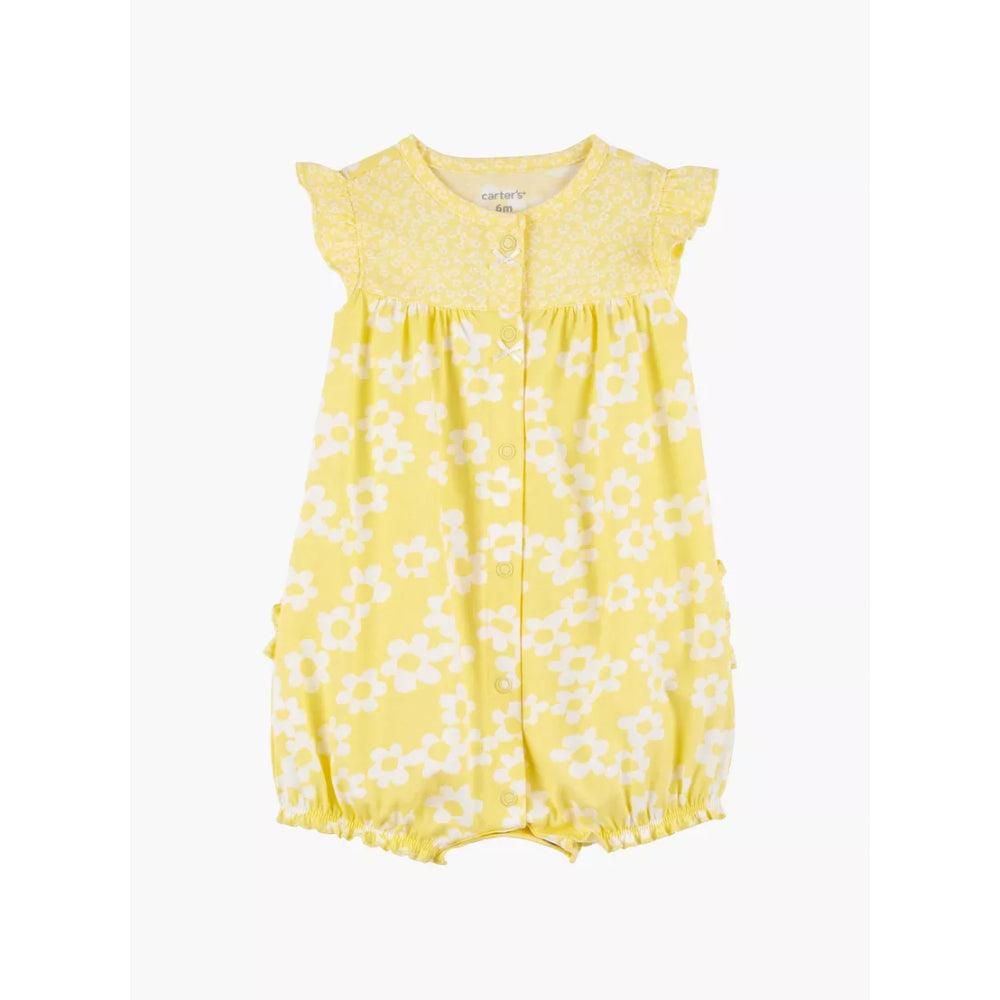 Carter´s - Mameluco con Mangas Estampado Floral/Amarillo | +9m