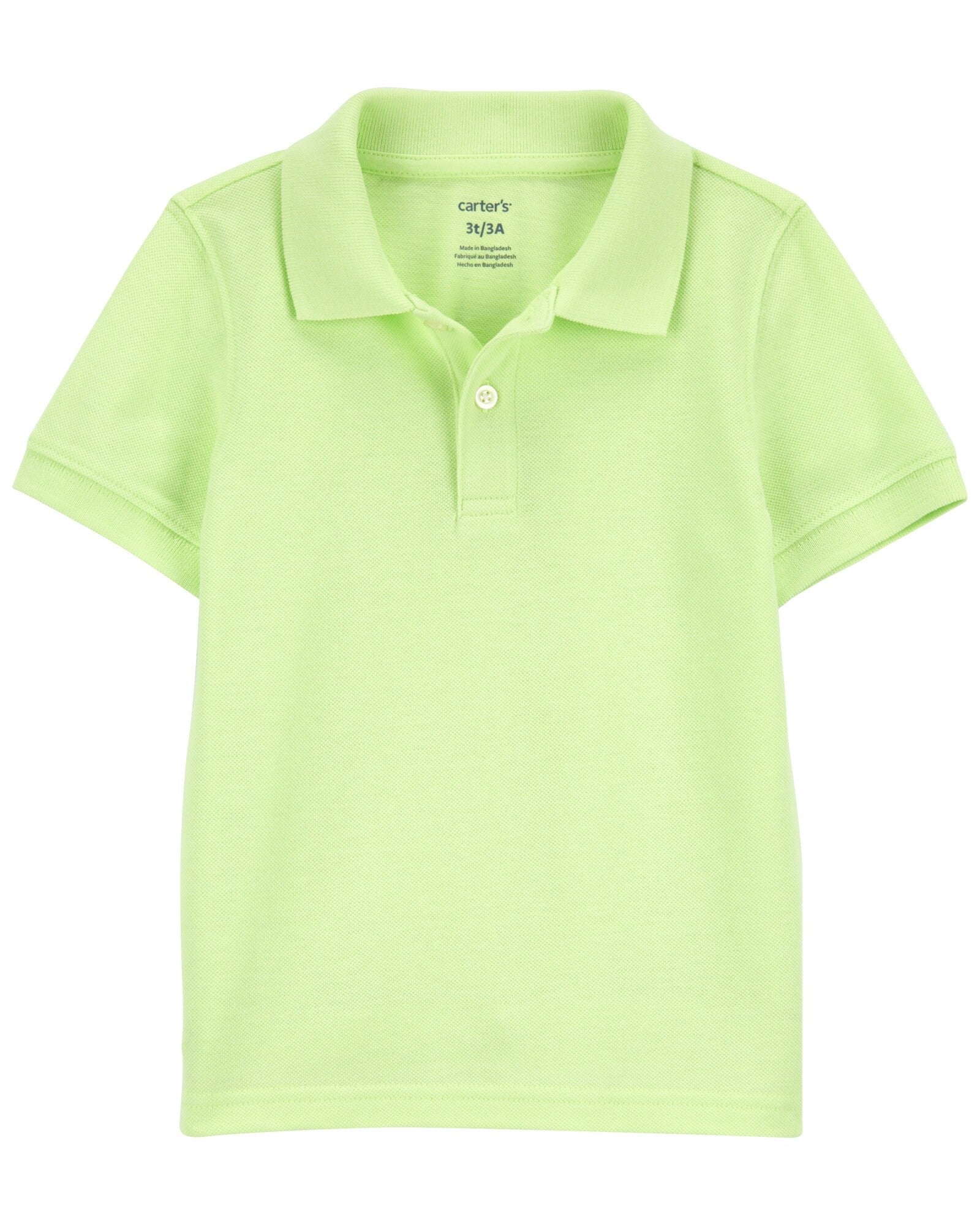 Carter´s - camisa para niño verde | +2T
