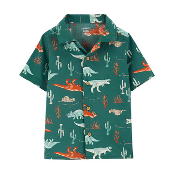 Camisa con Estampado de Dinosaurio | +18m