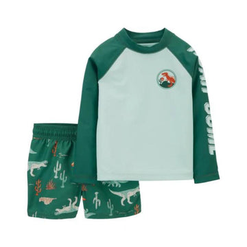 Carter´s - Conjunto playa/sp24 set roarsome dino set | 24m
