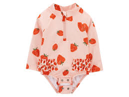 Carter's - Traje de Baño Protección UV 50 Estampado de Fresas | 0-9M