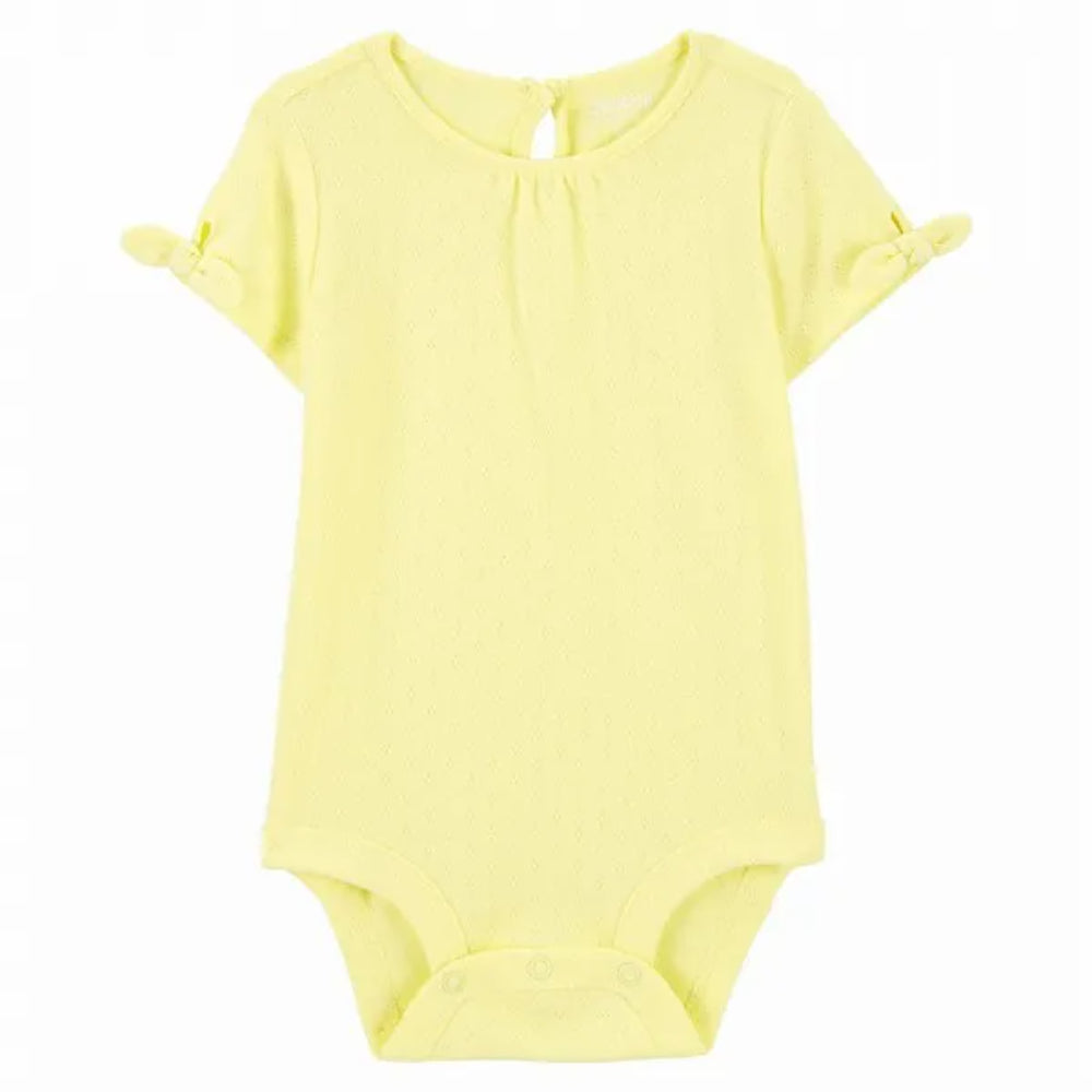 OshKosh - Enterizo de Manga Corta/Amarillo | +18m