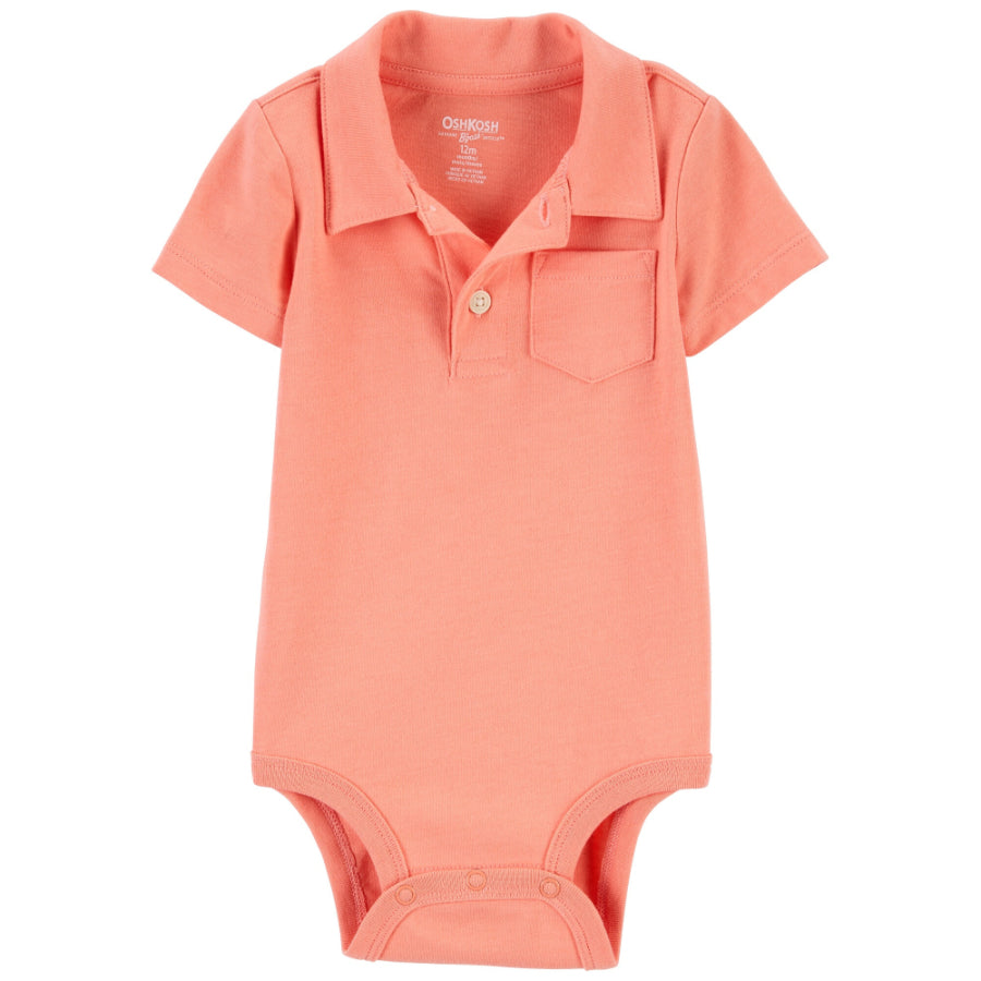 Oshkosh - Body durazno Bebé | +12m