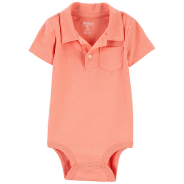 Oshkosh - Body durazno Bebé | +12m