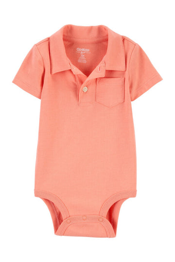 Oshkosh - Enterizo Polo/Anaranjado | +6M