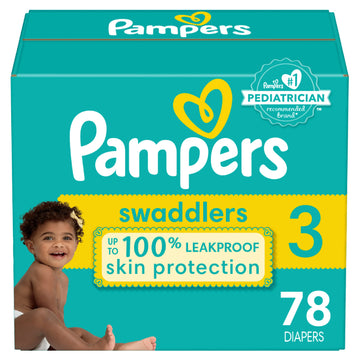 Pampers - Swaddlers s3 super | Pack 78 pañales.