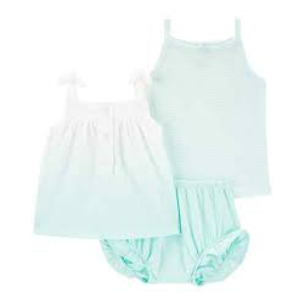 Carter's - Conjunto 3 piezas Mint Ombre | +6M