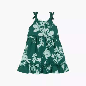 Carter's - Vestido sin Mangas con Estampado de Hojas Cubrepañal | +3M