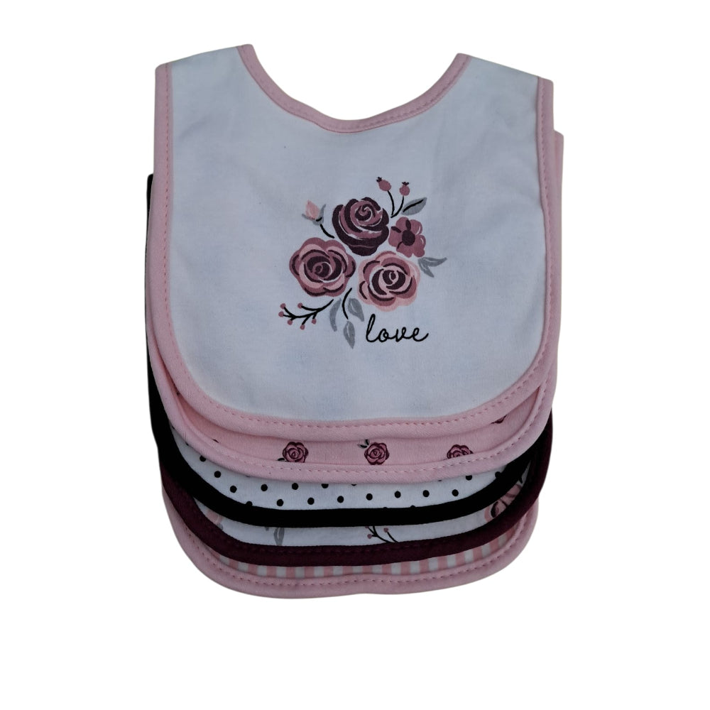 Baby vision- 5pk de baberos para niña